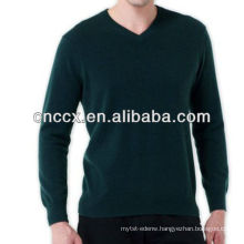 13STC5521 men V-neck pure cashmere sweater